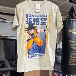 Dragon Ball Super Hero Graphic T-Shirt - Cream
